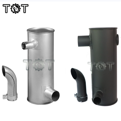 Bộ giảm thanh giảm thanh nhôm đa ​​năng HD820 HD820-3 HD820-5 KATO Bộ giảm thanh máy xúc