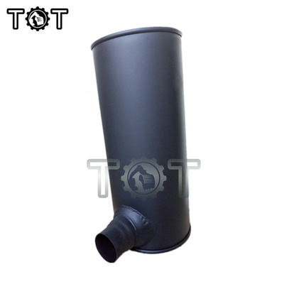 PC300-5 6D108 Động cơ ủi đất Bộ giảm thanh xả bằng nhôm Sắt Komatsu Bộ giảm âm